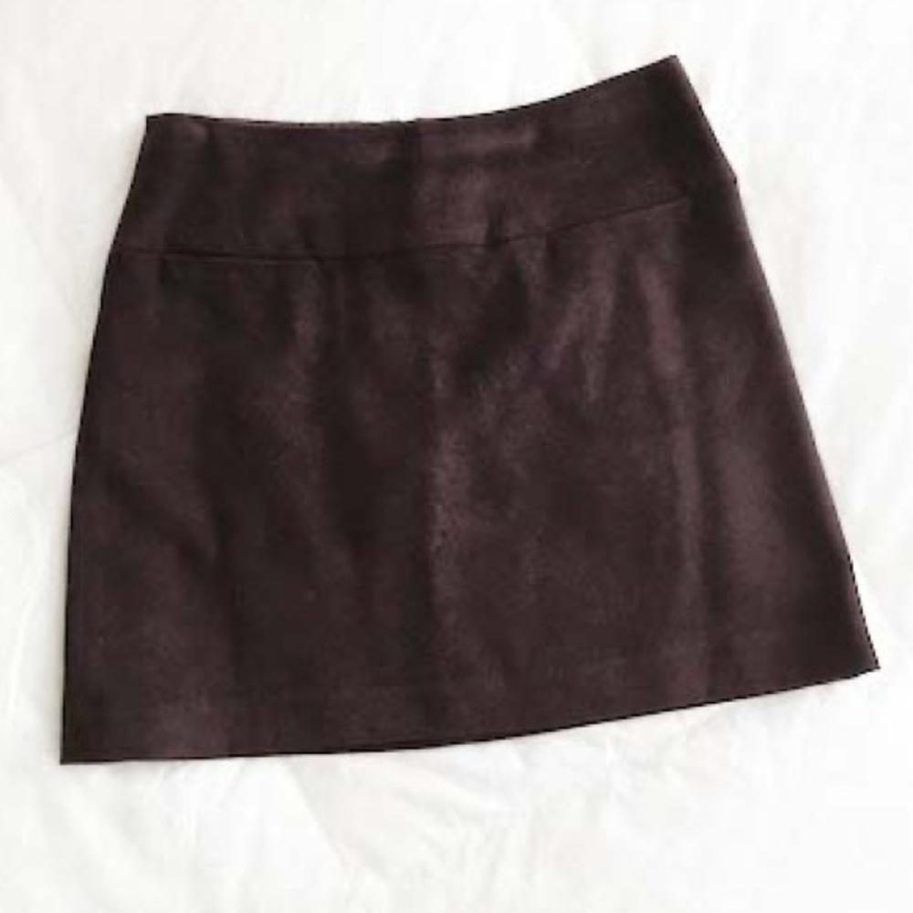 STEFANEL Plum Mini Skirt